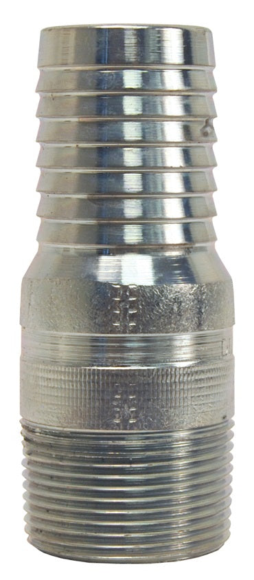 SAP6 by Dixon Valve | King Combination Nipple for Plastic Pipe | 3/4" Male NPT x 3/4" Hose ID | Plated Steel
