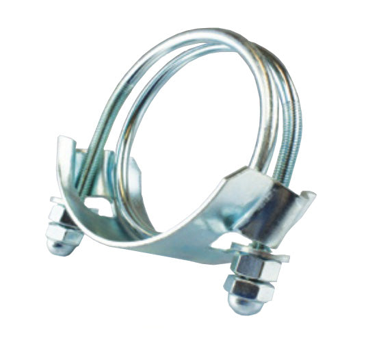 SDB600CCW by Jason Industrial | Spiral Double Bolt Hose Clamp for Corrugated Hose | Counterclockwise | Fits: 6" Hose OD