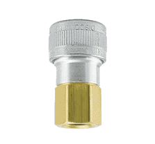 SHD5005 by ZSi-Foster | Quick Disconnect | SHD5 Series | 1/2" Automatic Socket | 3/8" FPT | Aluminum/Steel/Brass