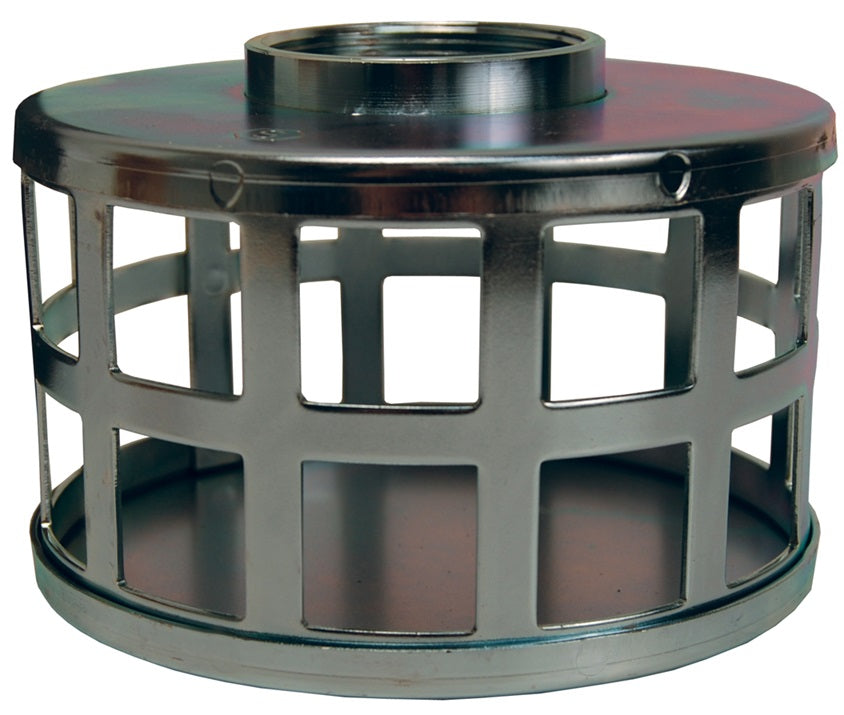SHS40 by Dixon Valve | Square Hole Strainer | 4" Female NPSM | Zinc Plated Steel