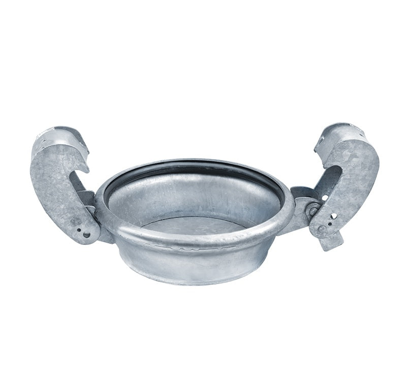 SLA-FPLG1200 by Kuriyama | SLA-FPLG Series | SPHERE LOCK™ Bauer Coupling | Type A | 12" Female Socket Plug | Galvanized Steel