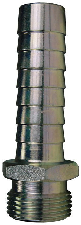 SLS317 by Dixon Valve | Long Shank Fitting | Male Coupling | 3/4" Male GHT x 3/8" Hose ID | Plated Steel