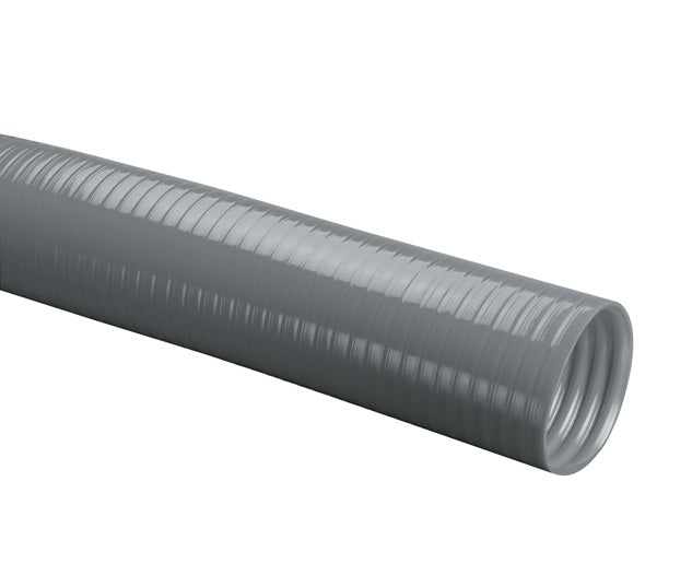 SLV-NDH2X3 Tigerflex® by Kuriyama | SLV-NDH™ Series | Flexible Banding Sleeve | for Clockwise Helix Hoses | PVC | fits 2.02" Hose ID | Gray | 3ft Length