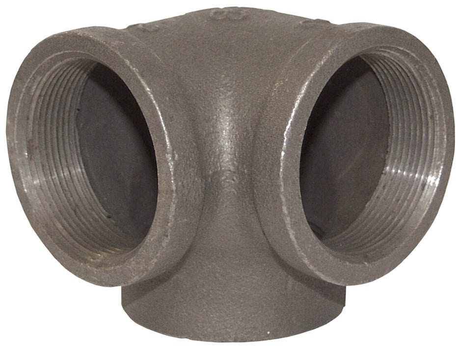 SOE120 by Dixon Valve | Side Outlet Elbow Adapter | 90° Elbow | 1-1/4" Female NPT x 1-1/4" Female NPT x 1-1/4" Female NPT | 150# Iron
