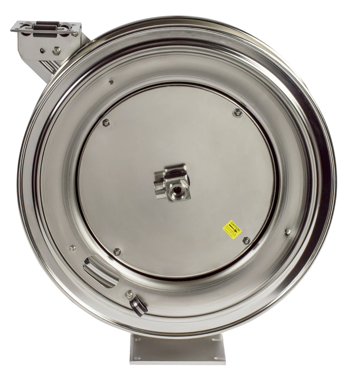 SHL-N-450-SS by Coxreels | SH-SS Series | 300 PSI Spring Driven Hose Reel | 1/2" Hose ID, 1/2" FNPT Inlet | Stainless Steel | 50ft Capacity, Hose Not Included
