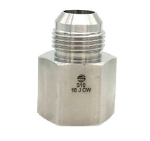 SS2405-04-04 by Midland | 1/4" Male JIC 37° Flare x 1/4" Female NPT | Adapter | 316 Stainless Steel