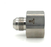 SS2406-08-04 by Midland | 1/2" Female JIC 37° Flare x 1/4" Male JIC 37° Flare Reducer / Expander | Adapter | 316 Stainless Steel