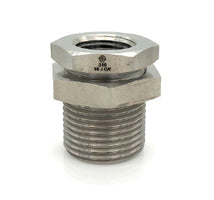 SS2707-08-08 by Midland | 1/2" Female NPT x 1/2" Female NPT Bulkhead Coupling | 316 Stainless Steel