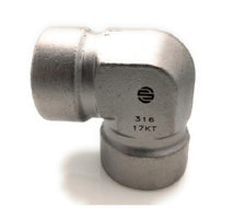 SS5504-02-02 by Midland | 1/8" Female NPT x 1/8" Female NPT | 90° Elbow | 316 Stainless Steel