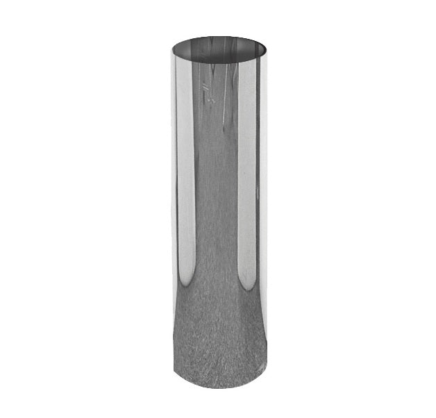 SS424-C Dixon Polished Chrome Plated Brass Sleeve for Sidewalk Connections (Free Standing) - 4" Pipe Size - 24" Length