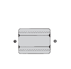 SS9043-04-04 by AdaptAll | -04 Female BSP x -04 Female BSP | Solid Adapter | Stainless Steel