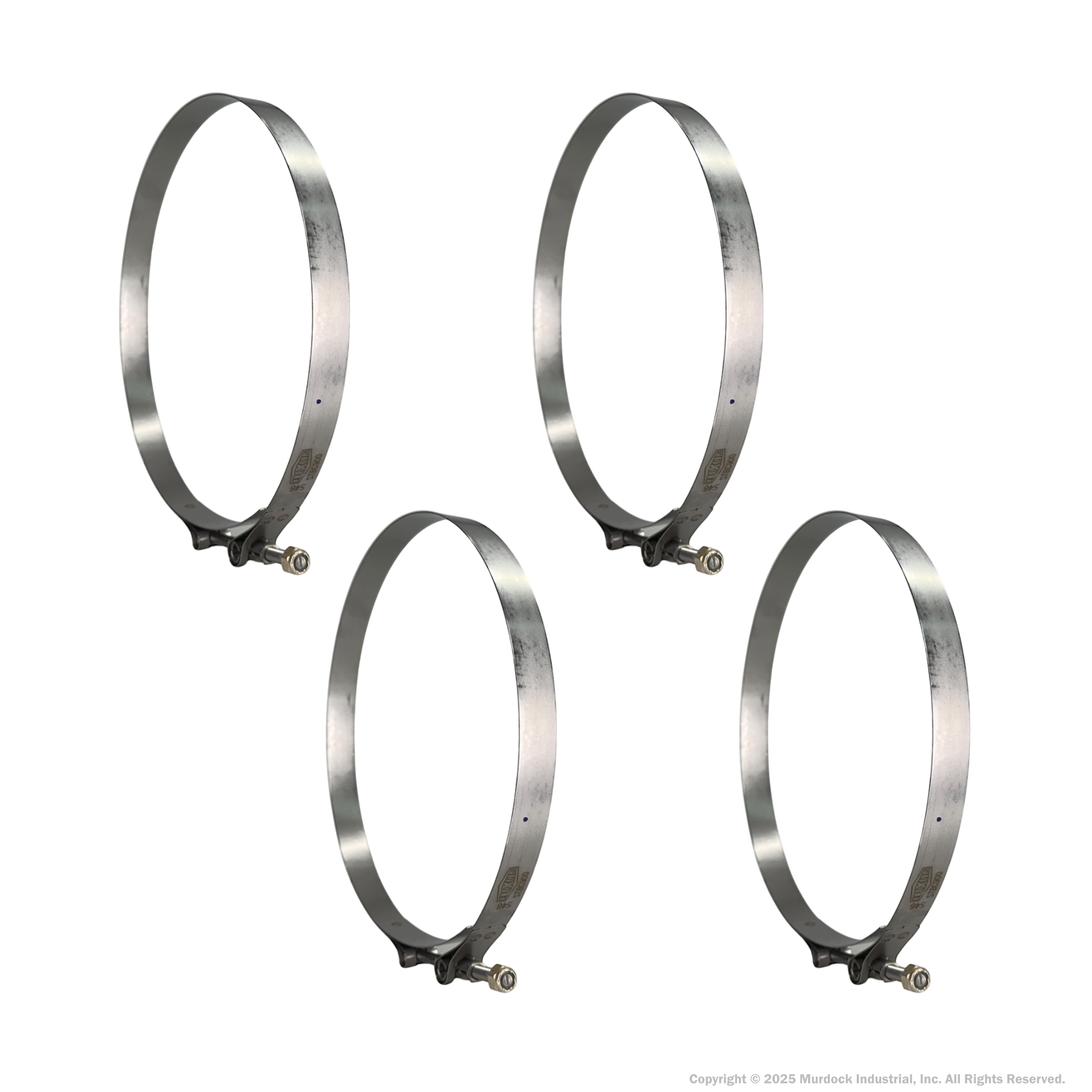 STBC1200 by Dixon Valve | Style STBC | T-Bolt Clamp | 3/4" Band Width | Hose OD Range: from 11.75" to 12.06" | 300 Stainless Steel Band & Bolt