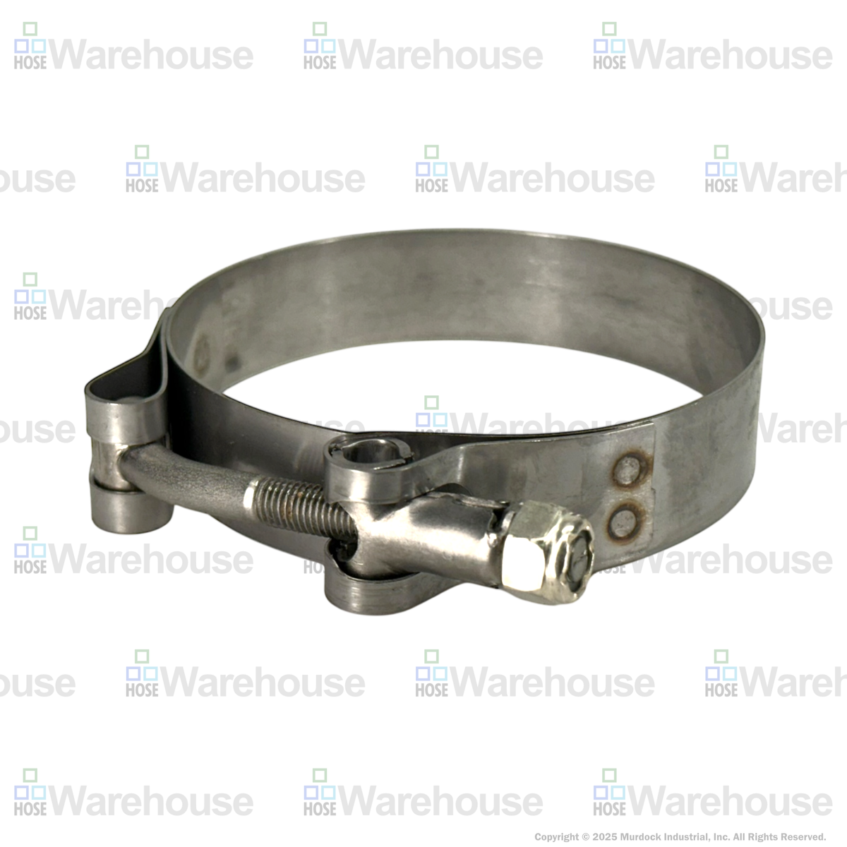 STBC325 by Dixon Valve | Style STBC | T-Bolt Clamp | 3/4" Band Width | Hose OD Range: from 3.00" to 3.31" | 300 Stainless Steel Band & Bolt
