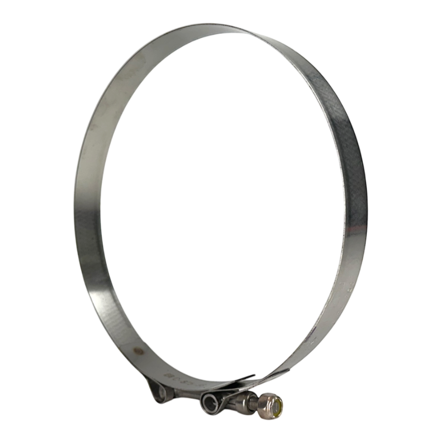 STBC1000 by Dixon Valve | Style STBC | T-Bolt Clamp | 3/4" Band Width | Hose OD Range: from 9.75" to 10.06" | 300 Stainless Steel Band & Bolt