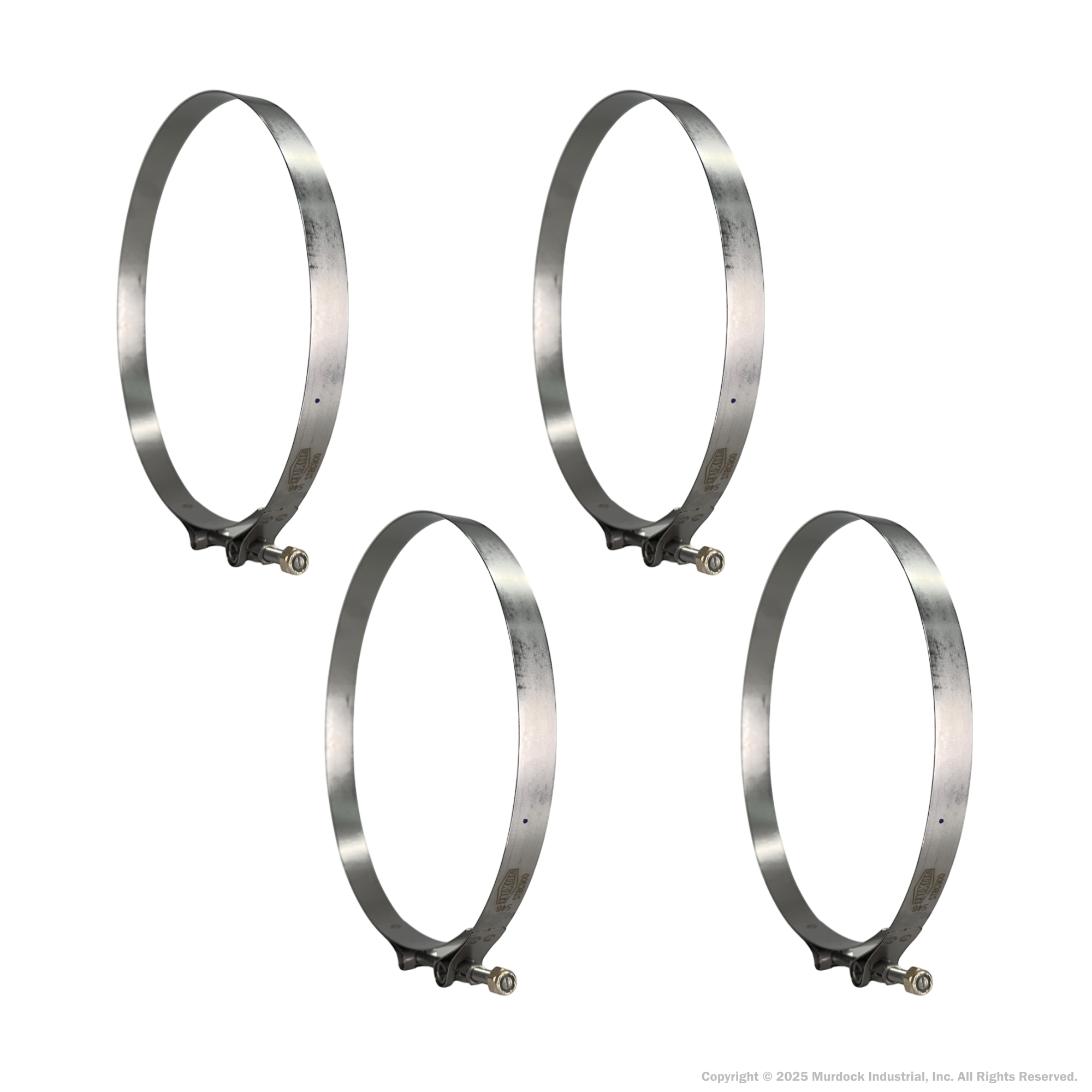 STBC850 by Dixon Valve | Style STBC | T-Bolt Clamp | 3/4" Band Width | Hose OD Range: from 8.25" to 8.56" | 300 Stainless Steel Band & Bolt