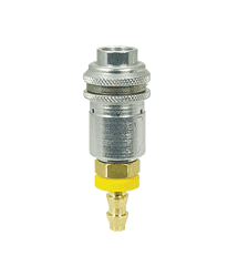 SV1815 by ZSi-Foster | SV Series Safety Vent Coupler | Industrial Interchange | 1/2" ID | Push-On Hose Stem | Steel
