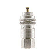 SV5205CA by ZSi-Foster | Quick Disconnect Coaxial Coupler | 1/2" ID | Safety Coupler | Female Thread | Steel