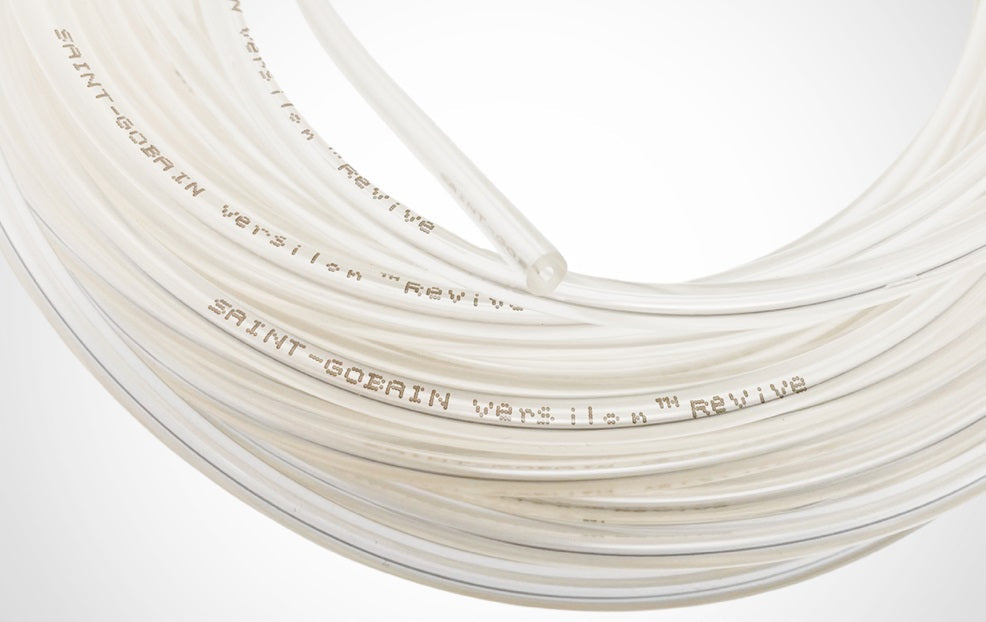 ATW00027 Versilon™ by Saint Gobain | 3/8" I.D. x 1/2" O.D. x 1/16" Wall | ReVive 100% Pre-Consumer Recycled Tubing | 50' Package Length