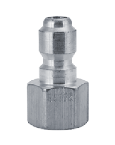 ST1F1-SS Breco by Foster | FST Series | Straight-Thru Industrial Interchange | 1/8" Female NPT Thread | 303 Stainless Steel