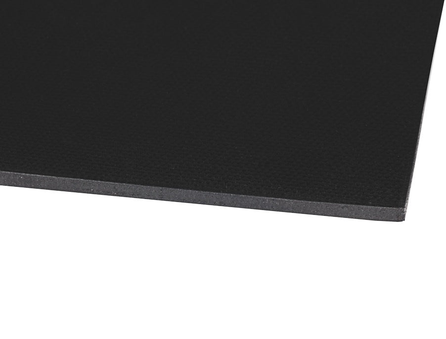 NCI-2P04x36x36 by Kuriyama | Style NCI | Neoprene 2-Ply Cloth-Inserted Sheet Rubber | 60 Duro Hardness (Shore Durometer A) | 1/8" Gauge x 36" Width | Black | 36ft / Roll