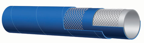 T452LE200X100 Alfagomma by Kuriyama | T452LE Series | FDA Potable Water Hose (Not NSF Approved) | 2" ID | 2.56" OD | 150 PSI | Blue | 100ft Length