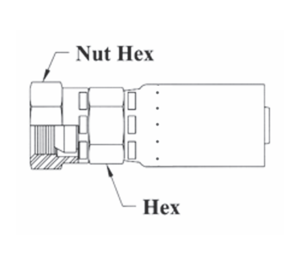 T10-8X8 by Couplamatic | T Series Coupling | 1/2" Hose ID x G-1/2-14 Thread Size BSPP 60° Cone Female Swivel | 1/2" BSPP | Straight | Trivalent Zinc Plating | Pack of 10