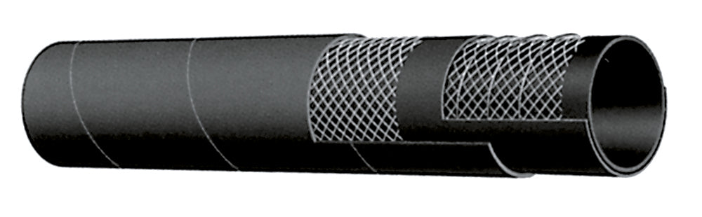 T223AA600X100 Alfagomma by Kuriyama | T223AA Series | Heavy Duty Suction & Discharge Water Hose | 6" ID | 6.61" OD | 300 PSI | Black | 100ft Length