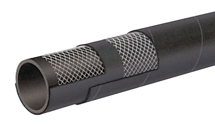 T737AA300X100 Alfagomma by Kuriyama | T737AA Series | Plaster & Concrete Hose | 3" ID | 4.09" OD | 600 PSI | Black | 100ft Length