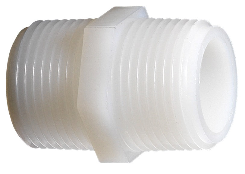 TCN606 by Dixon Valve | Tuff-Lite® | Close Nipple | 3/4" Male NPT x 3/4" Male NPT | Nylon