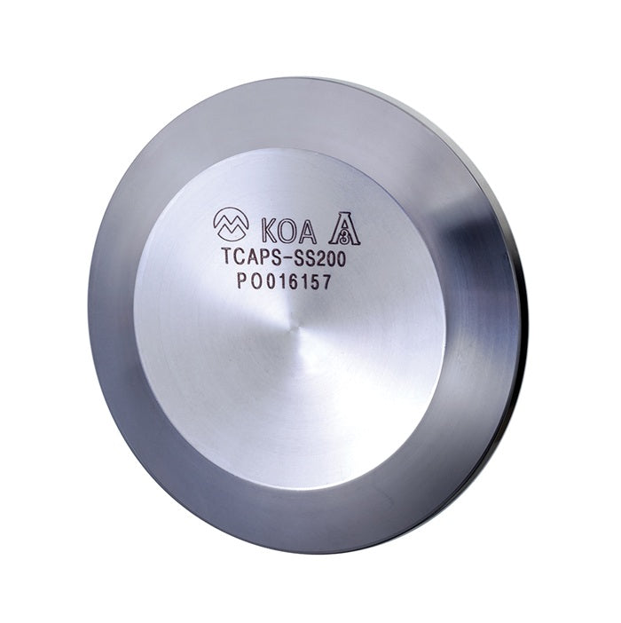 TCSC-SS250 by Kuriyama | TCSC-SS Series | Sanitary Tri-Clamp End Cap | Fits 2-1/2" Fitting End Size | 2-1/2" Cap End Size | 316 Stainless Steel