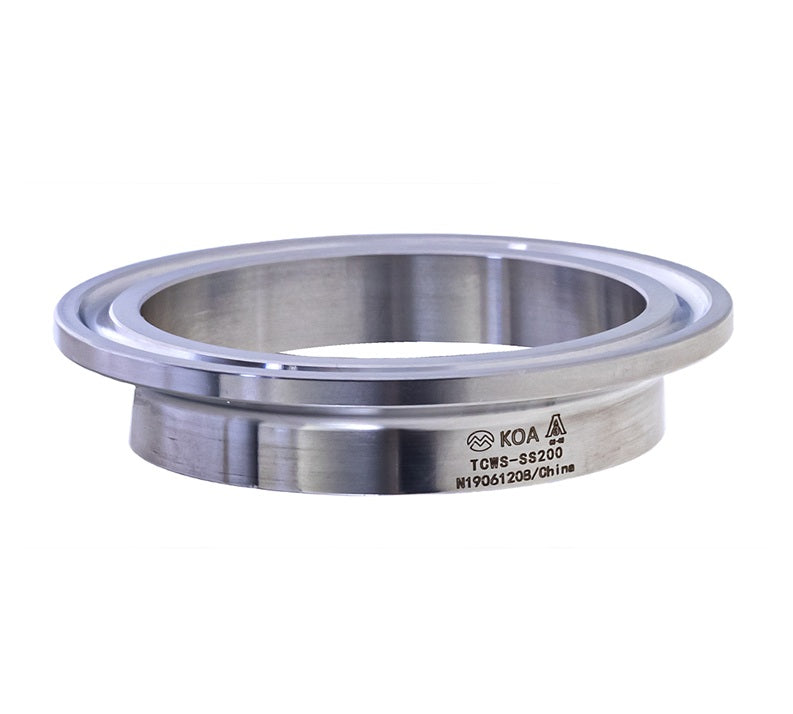 TCWS-SS050 by Kuriyama | TCWS-SS Series | Weld-On Sanitary Adapter | 1/2" Tri-Clamp End x 1/2" Weld End | Short | 316 Stainless Steel