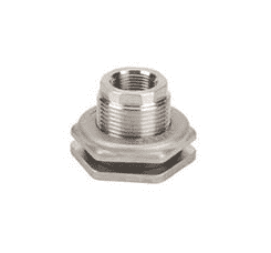 TF075SS by Banjo | IBC Tank Accessories | 3/4" Bulkhead Tank Fitting | Hole Size: 1-5/8" | 300 PSI | 316 Stainless Steel