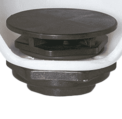 TF100AV by Banjo | IBC Tank Accessories | 1" Anti Vortex Tank Flanges | Hole Size: 2-1/4" | Polypropylene