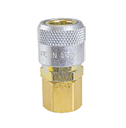 TF4204 by ZSi-Foster | Quick Disconnect | TF4 Series | 3/8" Automatic Socket | 3/8" FPT | Brass/Steel