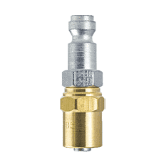 TFPB5 by ZSi-Foster | Quick Disconnect | TF Series | 1/4" Plug | 1/4" x 9/16" ID | Reusable Hose End | Steel