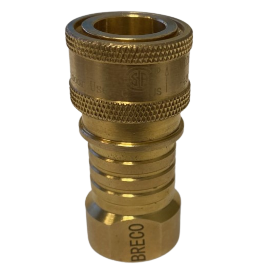 TGC-50SFB by ZSi-Foster | Thermal Gas Connector | Female Socket | 1/2" Female NPT | Brass