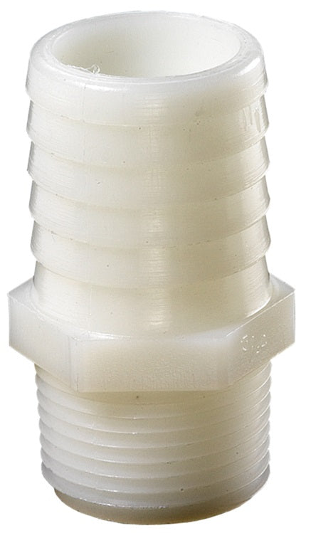 TN64 by Dixon Valve | Tuff-Lite® | Male Tubing Insert | 1/2" Male NPT x 3/4" Hose ID | Nylon | Pack of 50