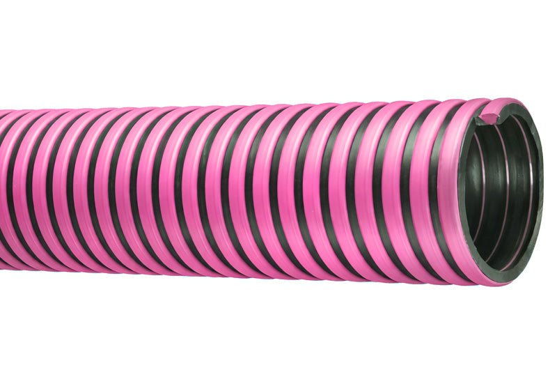 TPINK300X100 Tigerflex™ by Kuriyama | TPINK Series | Tiger™ Pink Suction Hose | EPDM | 3" ID | 3.60" OD | Pink | 100ft Length