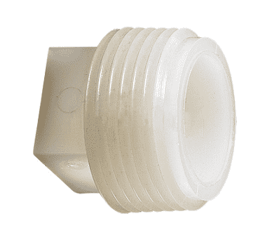 TPS2 Dixon Valve Tuff-Lite Nylon Square Head Drain Plug - 1/4" Male NPT (Pack of 50)