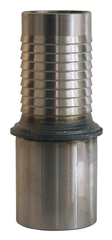 TP96 by Dixon Valve | Holedall® External Swage Stem | Beveled End for Welding | Tubular Type | 6" Beveled End x 6" Hose ID | Unplated Carbon Steel