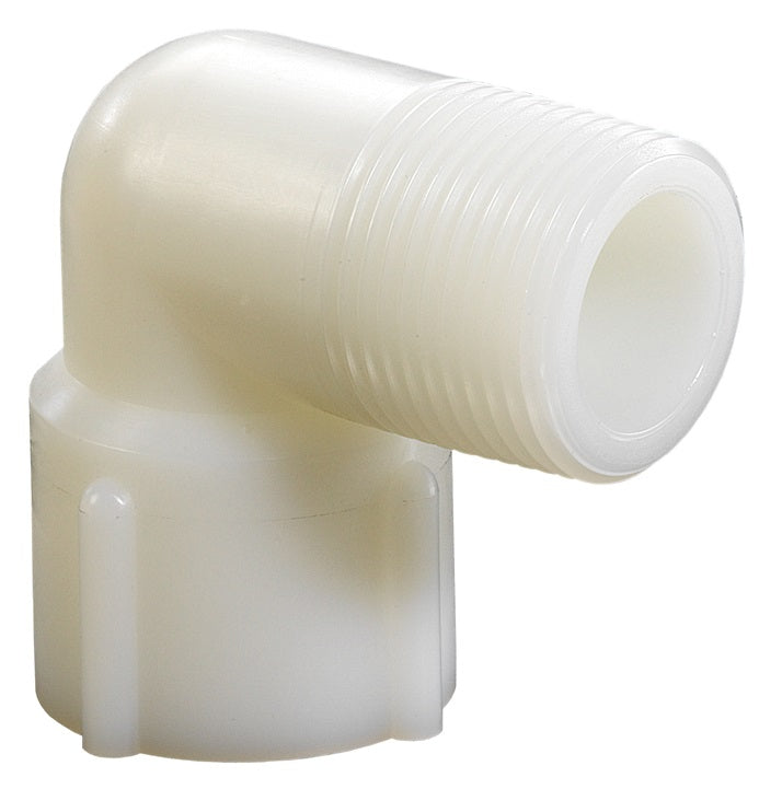 TSE22 by Dixon Valve | Tuff-Lite® | Street Elbow | 90° Elbow | 1/4" Female NPT x 1/4" Male NPT | Nylon