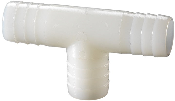 TSSS222 by Dixon Valve | Tuff-Lite® | Hose Barb Tee | 1/4" Hose ID x 1/4" Hose ID x 1/4" Hose ID | Nylon | Pack of 50