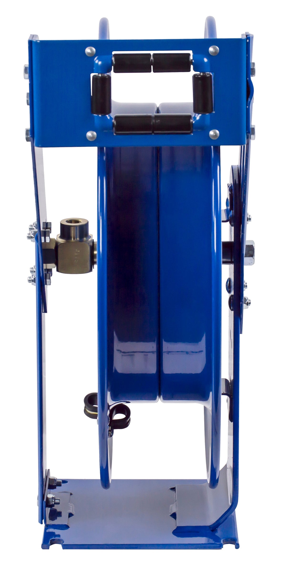 TSHL-N-3100 by Coxreels | T Series | 300 PSI Spring Driven Hose Reel for Air, Water & Oil | 3/8" Hose ID, 3/8" FNPT Inlet | Steel | 100ft Capacity, Hose Not Included