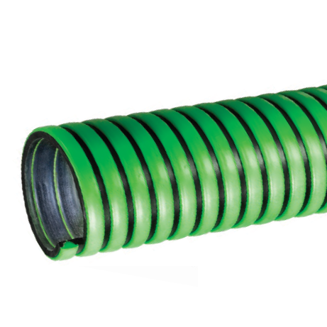 TG400X100 Tigerflex by Kuriyama | TG Series | Tiger Suction Hose | Green | 4" ID | EPDM | 100ft Length