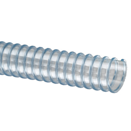 UVF150X50 Tigerflex by Kuriyama | UVF Series | Food Grade Ducting/Material Handling Hose | 1-1/2" ID | Polyurethane | 50ft Length