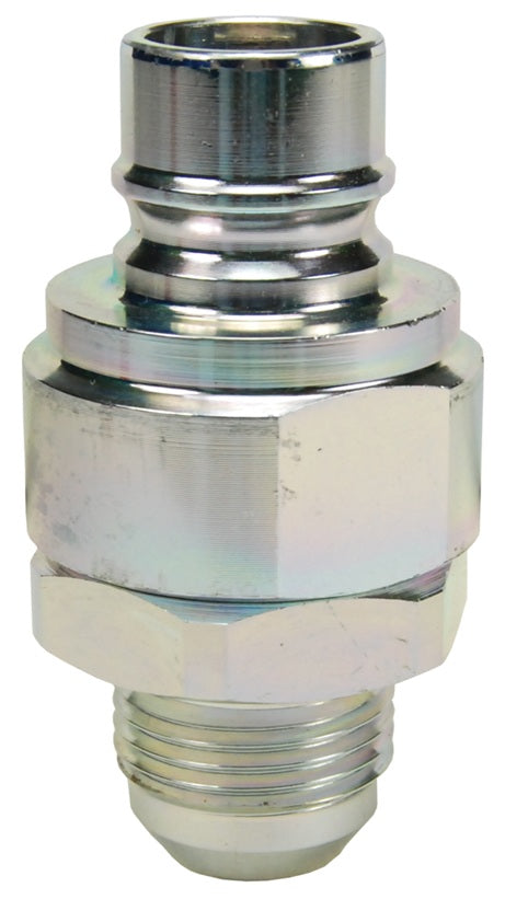 V8JM8 by Dixon Valve | Hydraulic Quick Disconnect Coupling | V-Series | 1" Male JIC x 1" MIL-C-51234 Valved | Plug | Steel