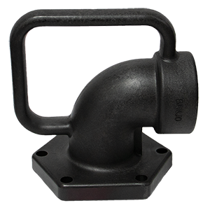V25261 by Banjo | Replacement Part for Nozzle Valve for Full Port | 2" Angle End Flange