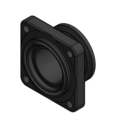 V25478 by Banjo | Replacement Part for Manifold Flange Connections | 2" Full Port Manifold End Plate