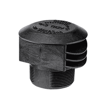 VC200 by Banjo | IBC Tank Accessories | 2" Anti Vortex Vent Cap with No Screen | Polypropylene | Pack of 10