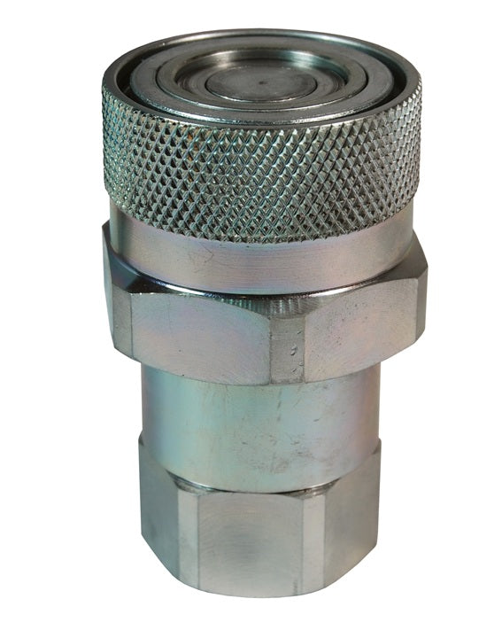10VEPBF10 by Dixon Valve | Hydraulic Quick Disconnect Coupling | VEP-Series | 1-1/4" Female BSPP x 1-1/4" Body Size | Socket | Nitrile Seal | Steel